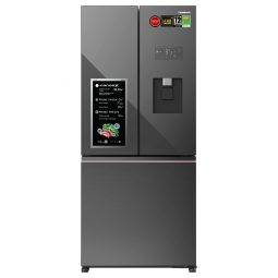 Tủ lạnh Panasonic 3 cánh mặt gương xám khói NR-CW530XMMV